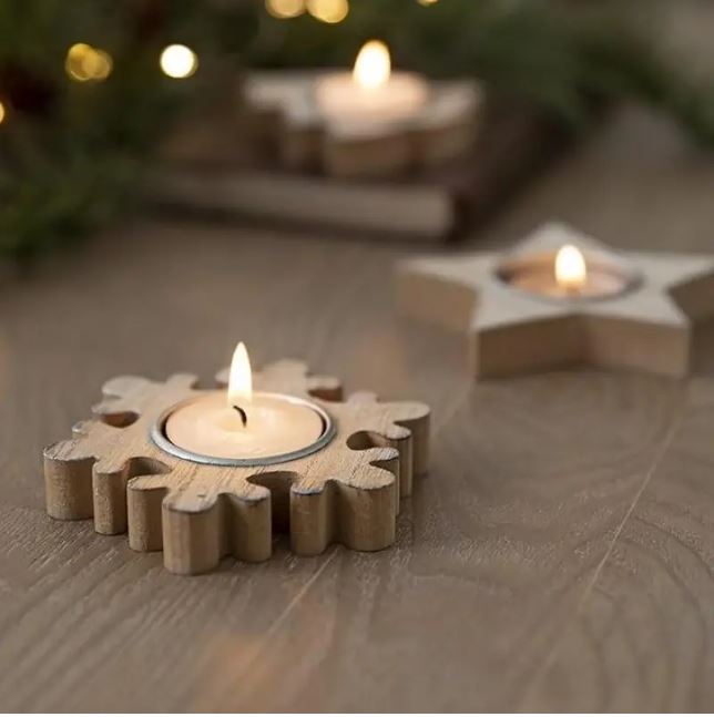 Christmas Tea Light Candle Holders