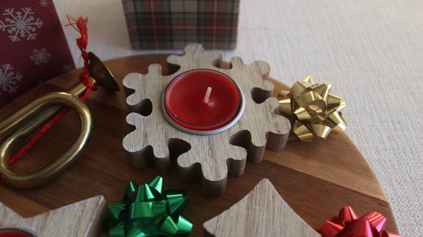 Christmas Tea Light Candle Holders