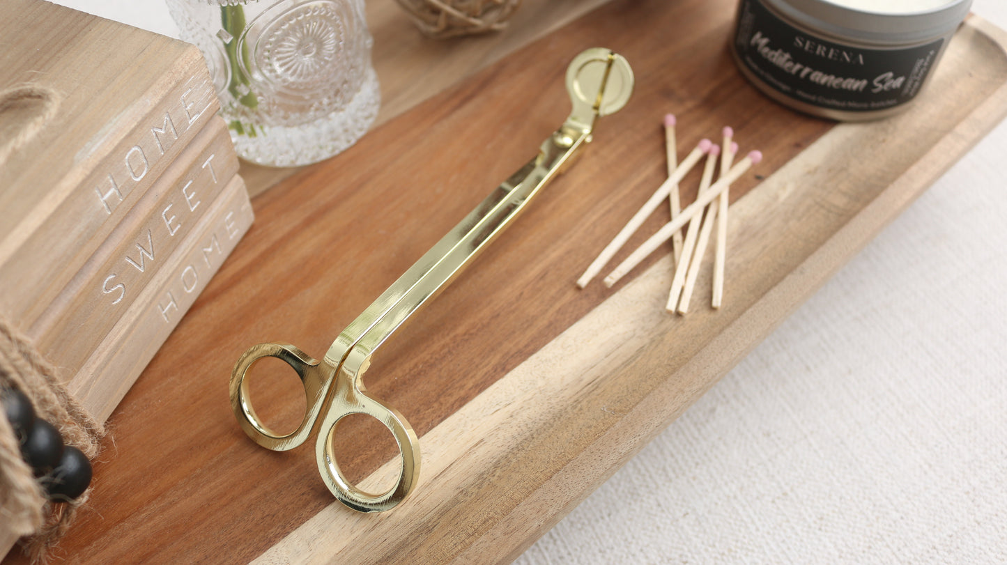 Wick Scissors - Gold