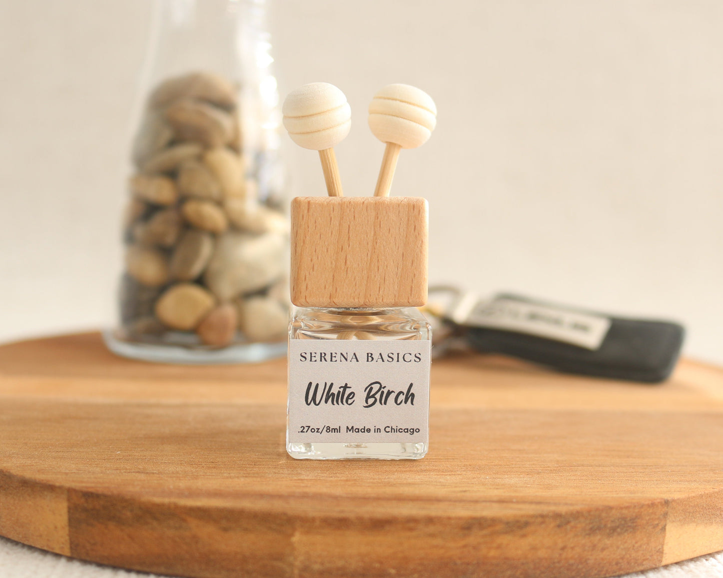 White Oak & Vanilla Car Reed Diffuser